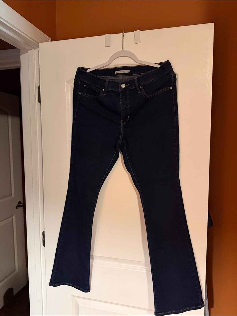 Signature by Levi Strauss Dark Navy Flare Jeans